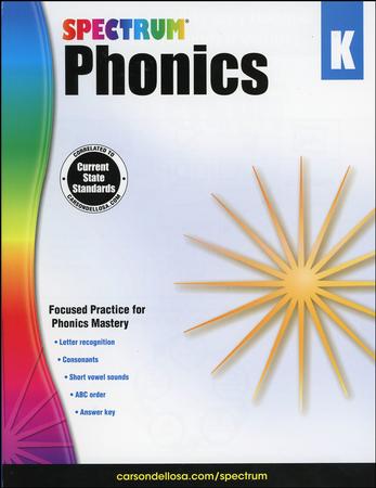 Spectrum Phonics & Word Study Grade K (2014 Update)