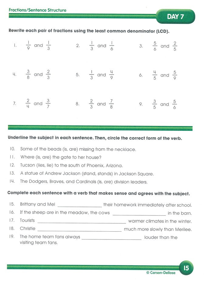 Summer Bridge Activities, Ages 11 to 12