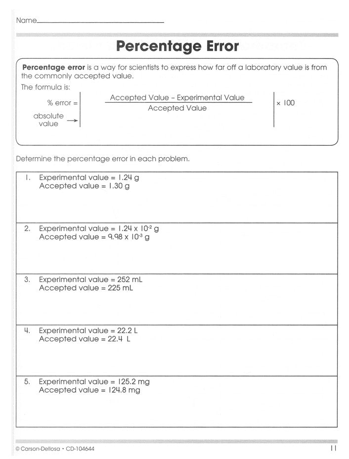 Chemistry, Grades 9-12