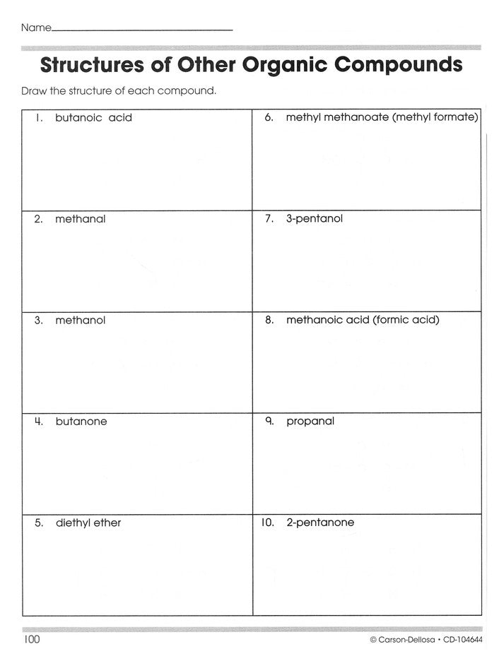 Chemistry, Grades 9-12