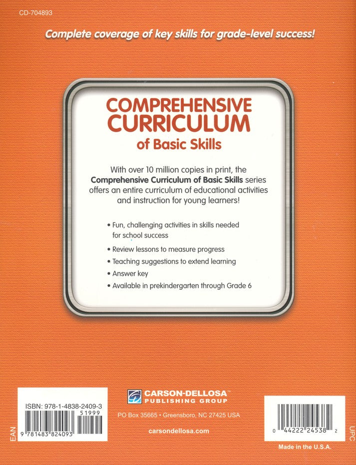 Comprehensive Curriculum of Basic Skills, Grade K