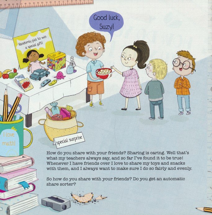 How Do You Share With Your Friends?: A Math Book About Fractions, Decimals, & Percents