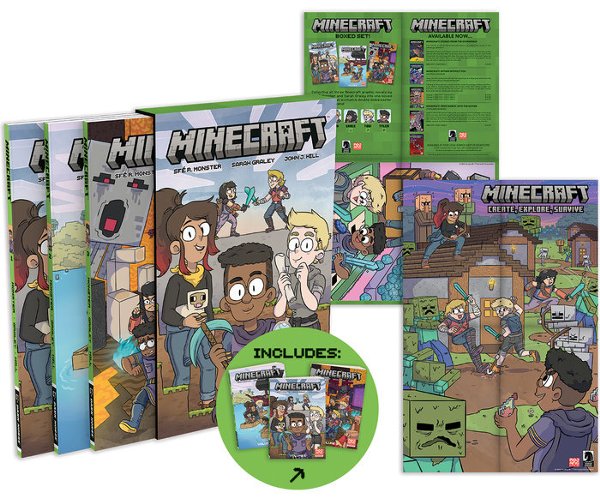 Minecraft Boxed Set Graphic Novels