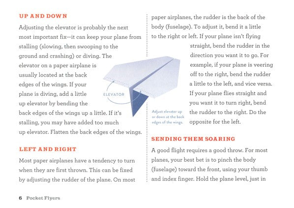 Pocket Flyers Paper Airplane Book: 69 Mini Planes to Fold and Fly