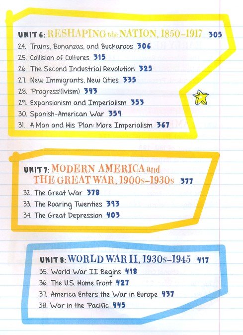 Everything You Need to Ace U.S. History in One Big Fat Notebook: The Complete Middle School Study Guide, 2nd Edition