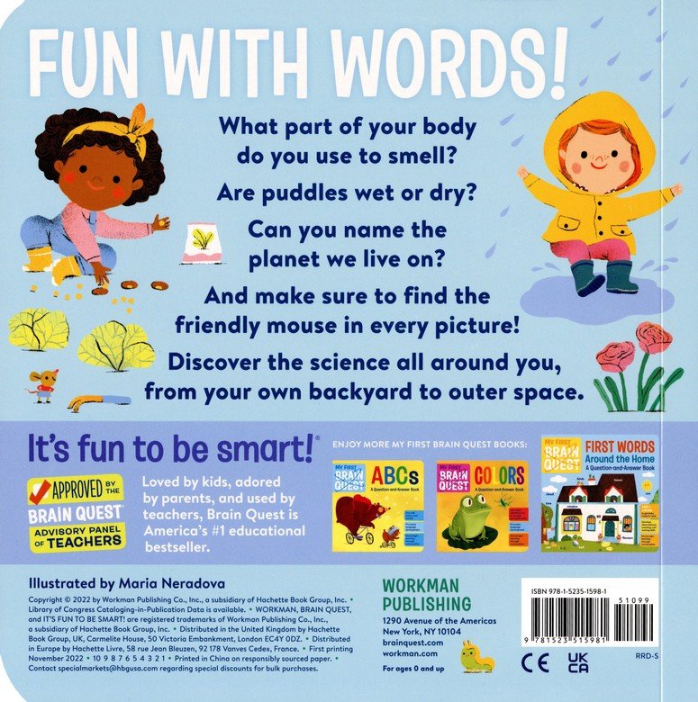 My First Brain Quest First Words: Science Around Us: A Question-and-Answer Book