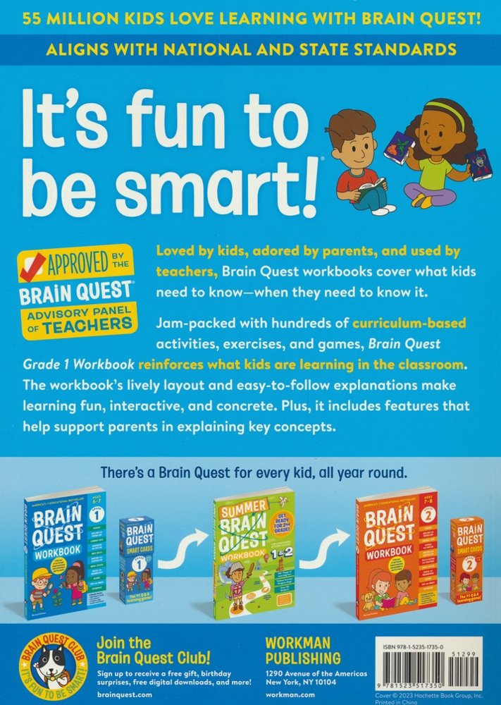 Brain Quest Workbook: 1st Grade Revised Edition, Revised Edition