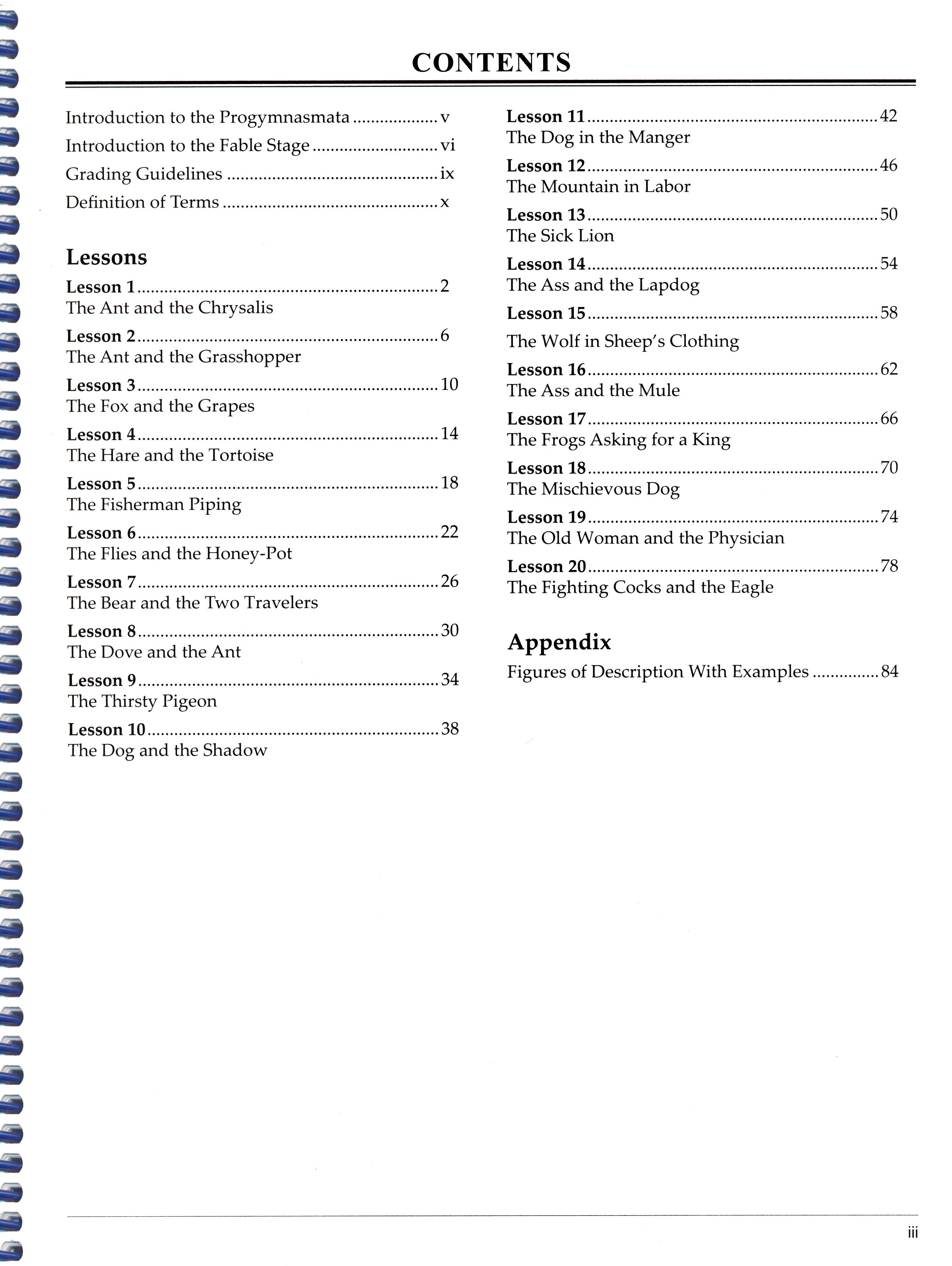 Classical Composition 1: Fable Student Guide (Charter Version)