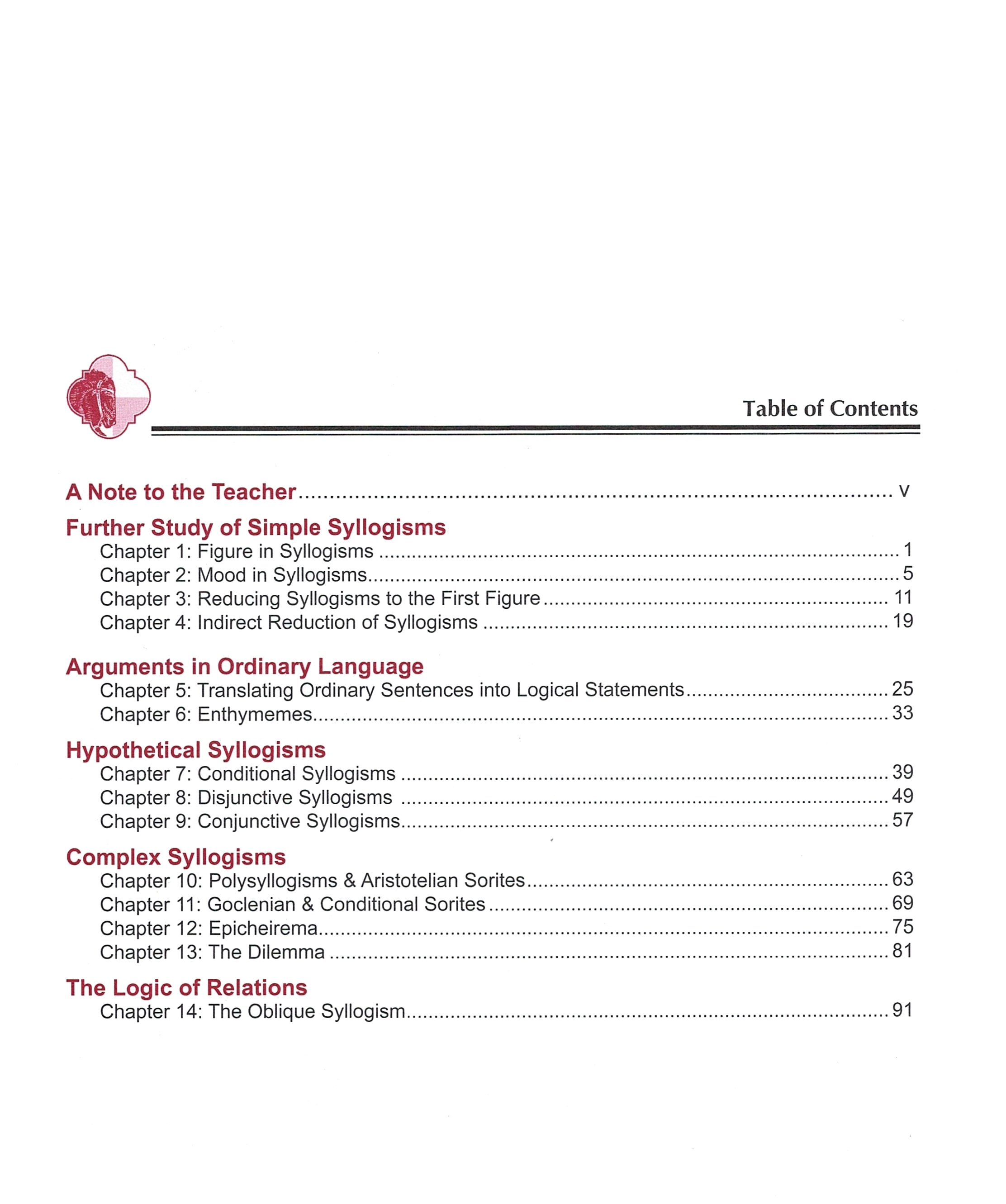 Traditional Logic 2 Text (2nd Edition; Charter Version)