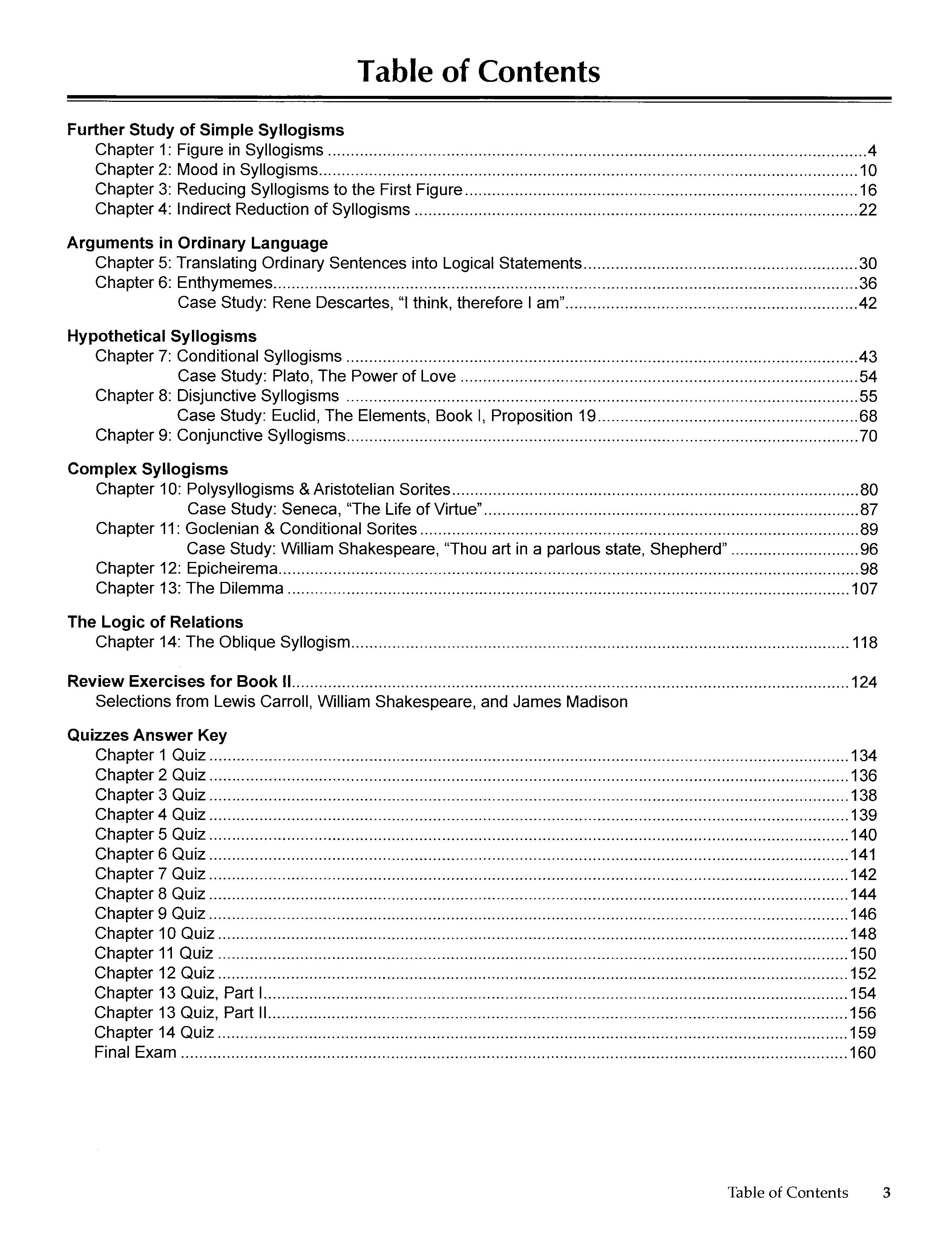 Traditional Logic 2 Teacher Key ( for Workbook, Quizzes, & Tests; 2nd Edition; Charter Version)