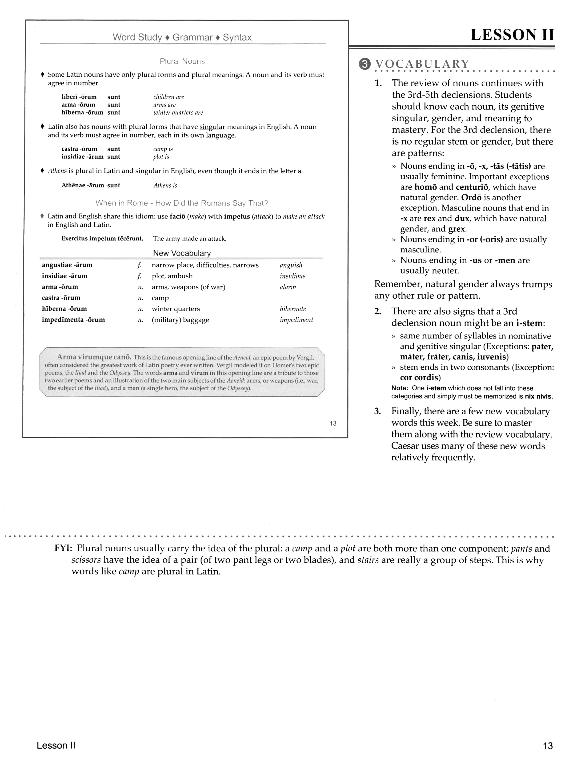 Fourth Form Latin Teacher Manual (Charter Version)