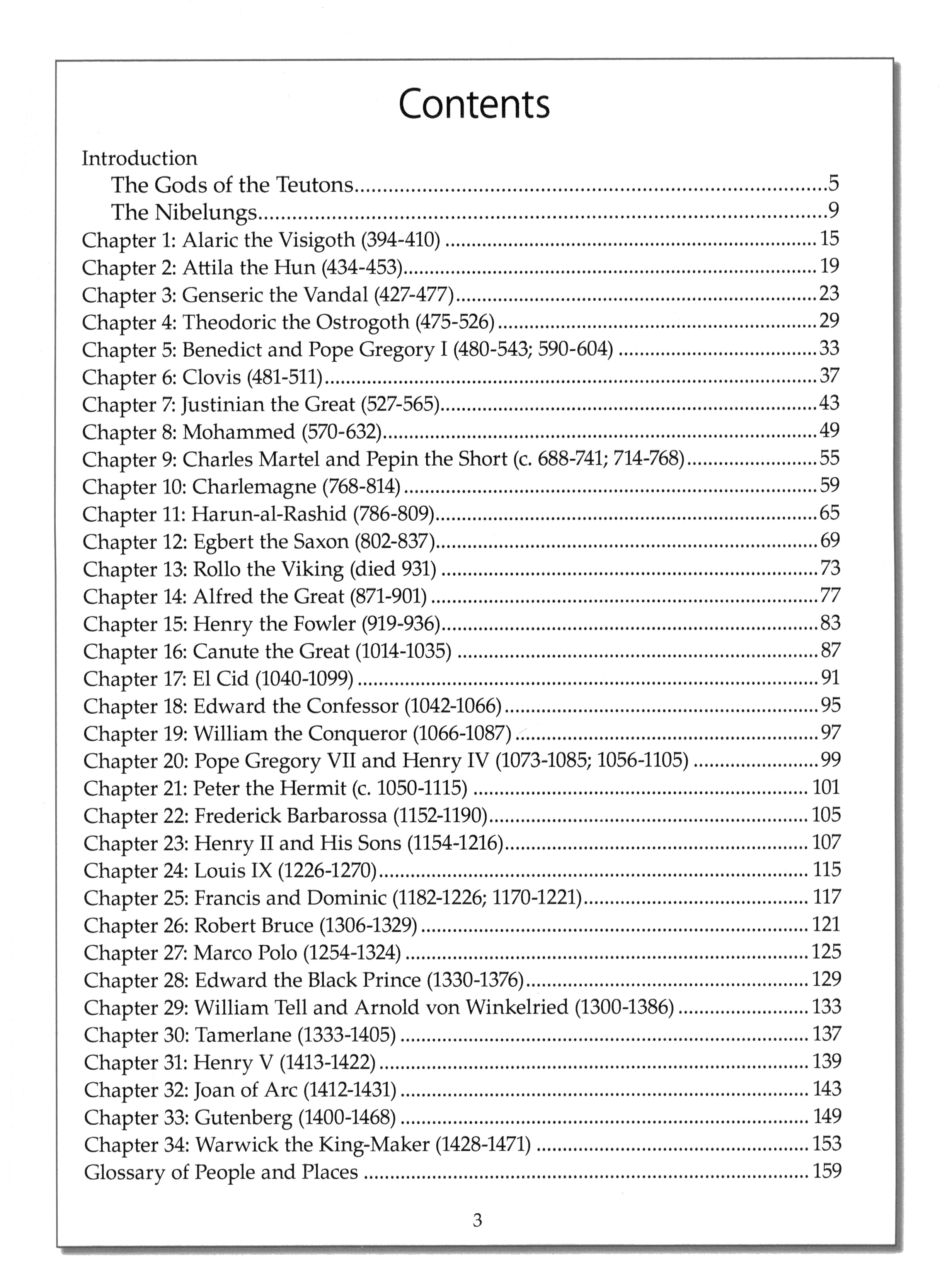 Famous Men of the Middle Ages (Charter Version)