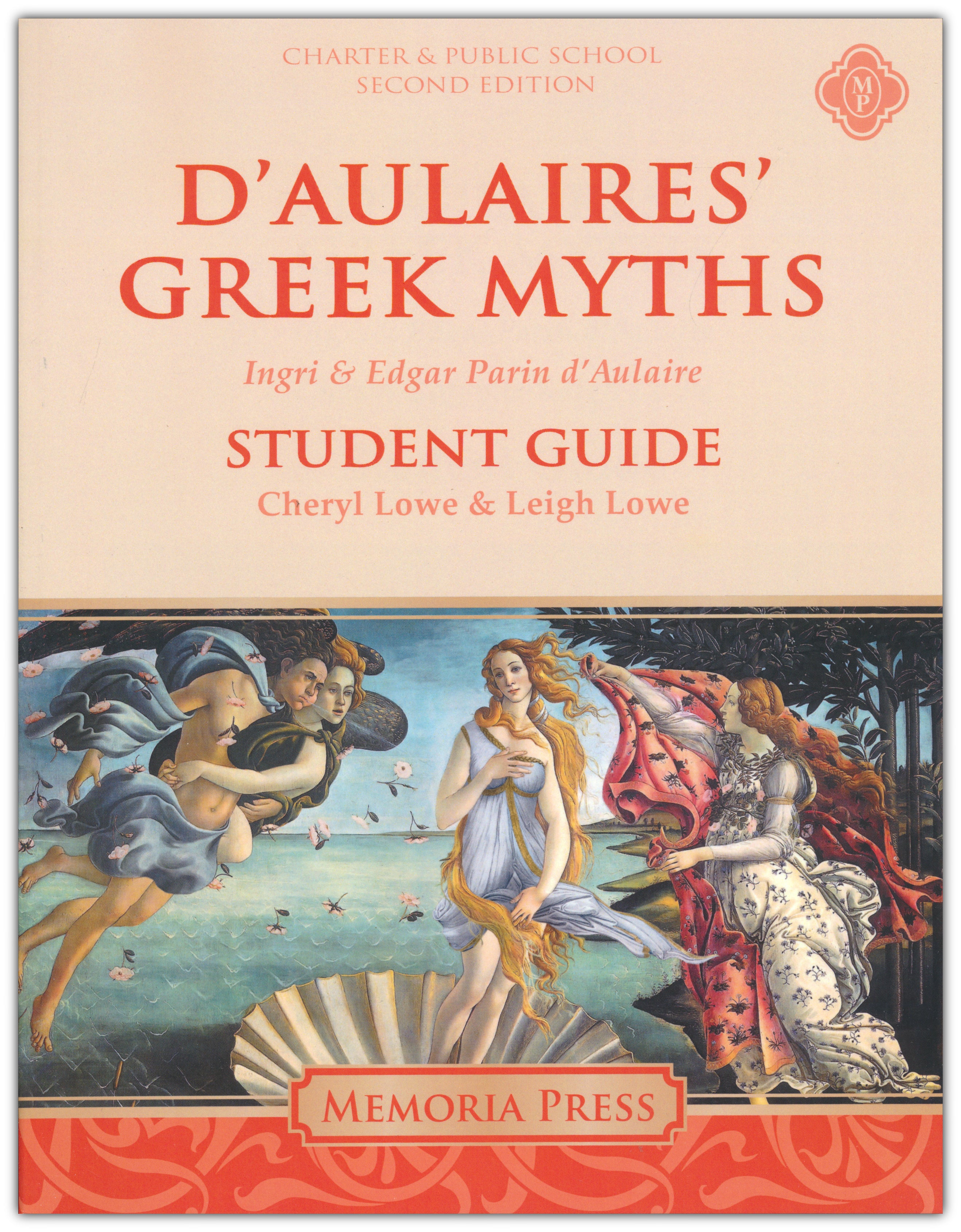 D'Aulaires' Greek Myths Student Guide (2nd Edition; Charter Version)