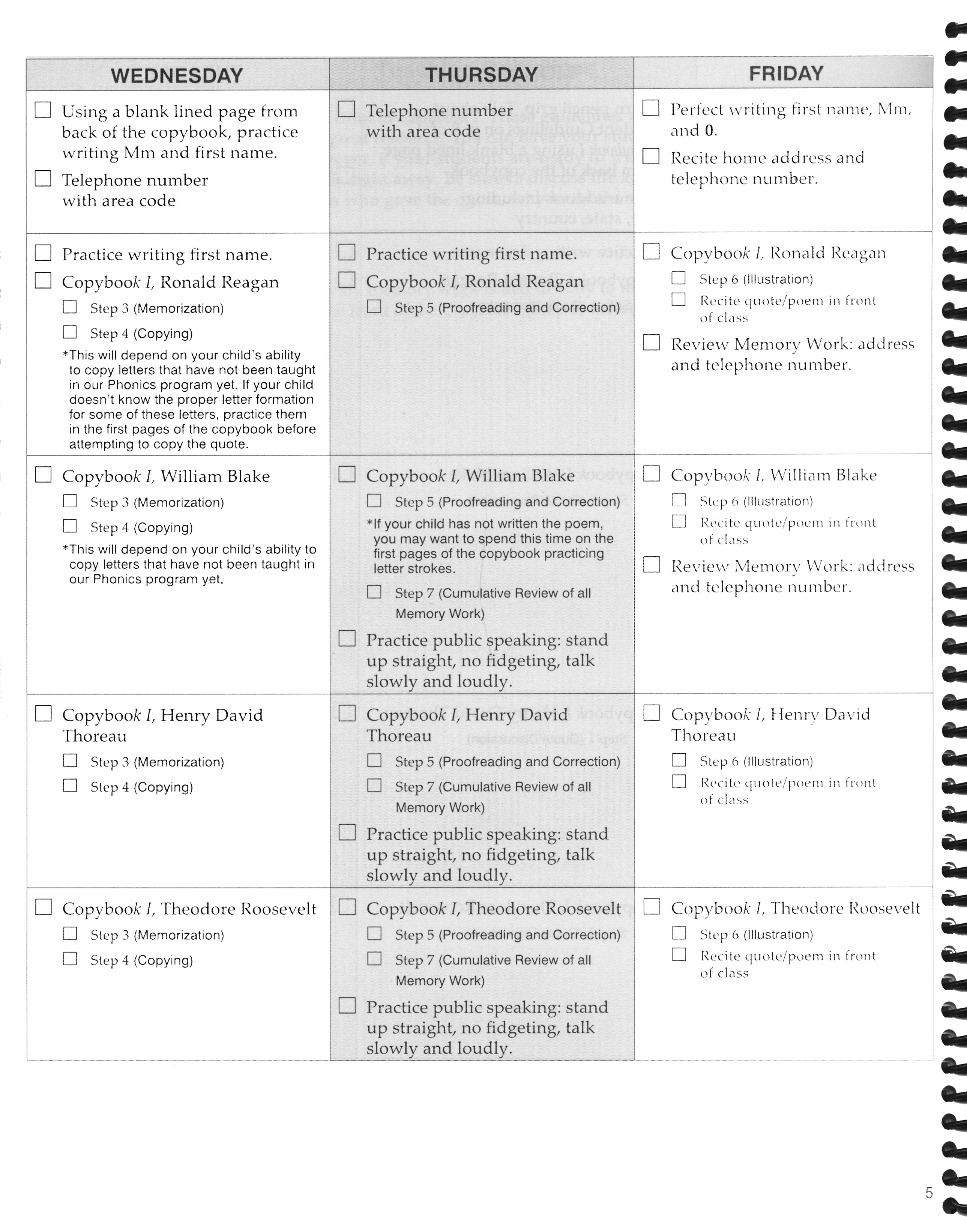 Copybook 1 Lesson Plans (Charter Version)