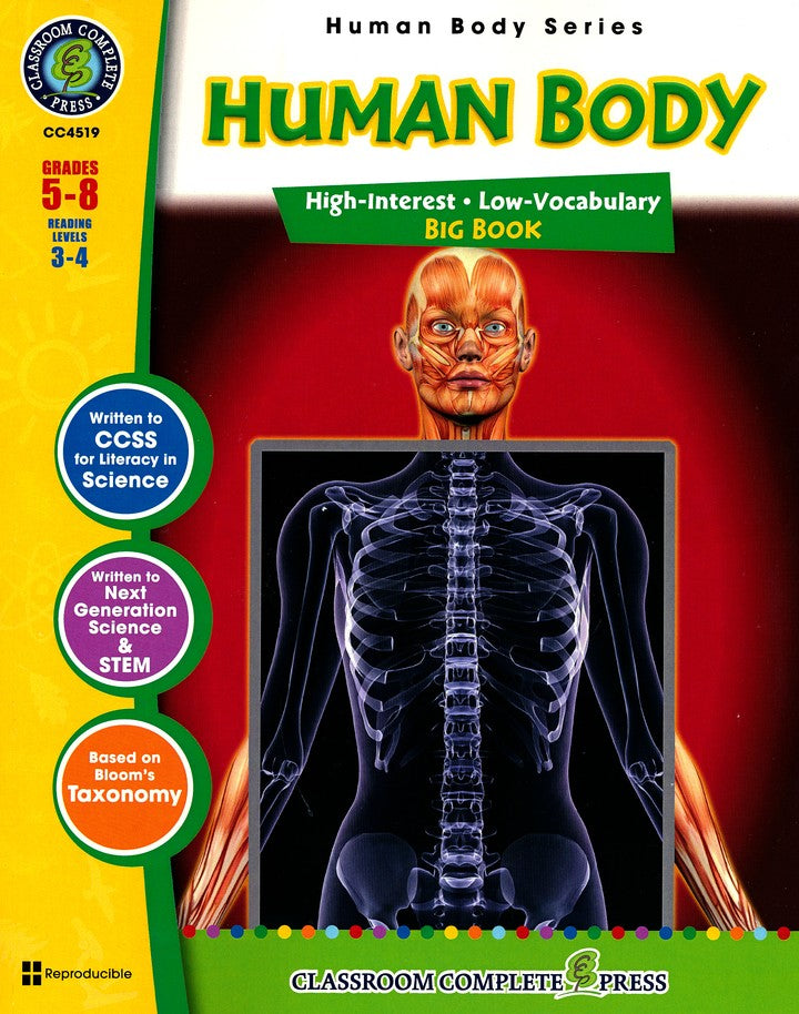 Human Body Big Book Grades 5-8