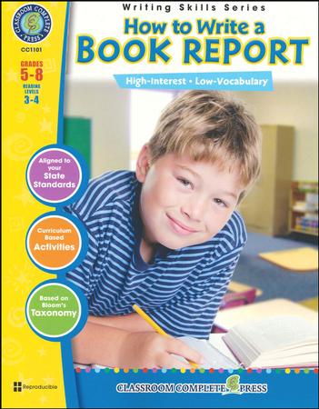 How to Write a Book Report Grades 5-8