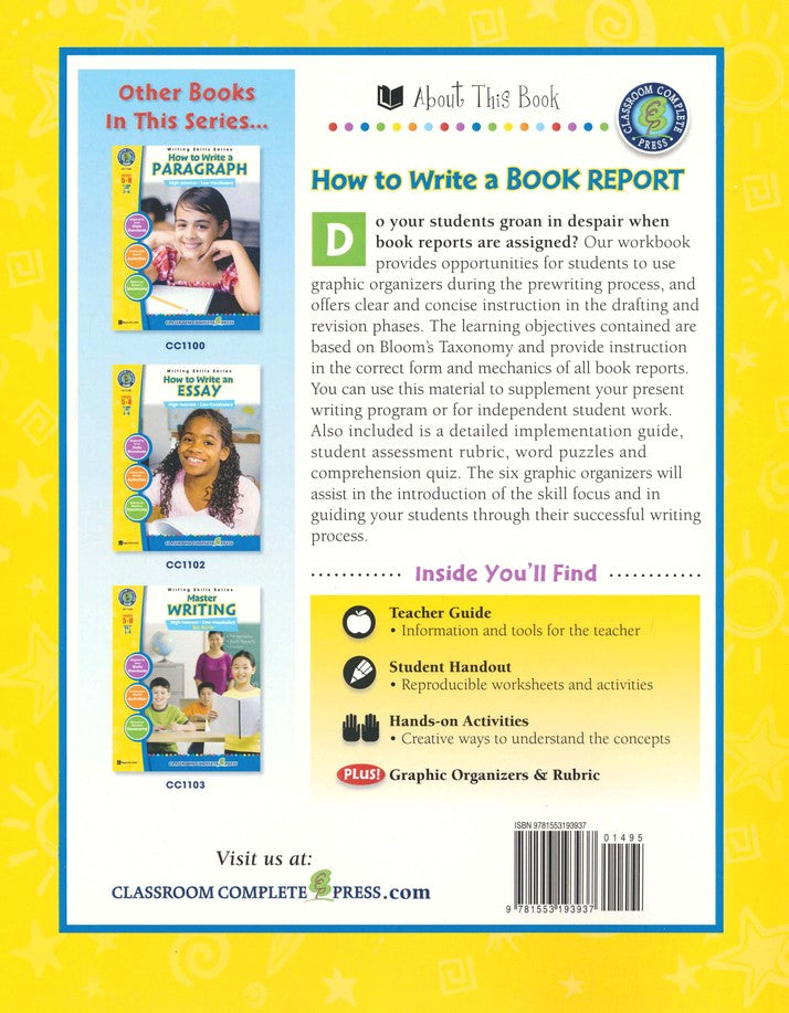 How to Write a Book Report Grades 5-8