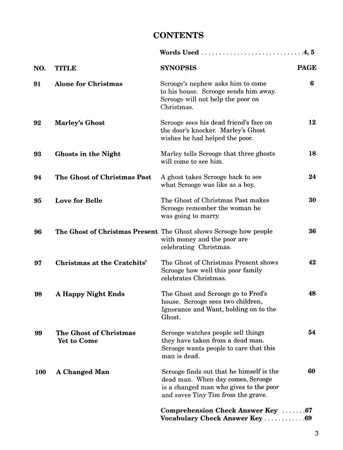 A Christmas Carol Workbook edition