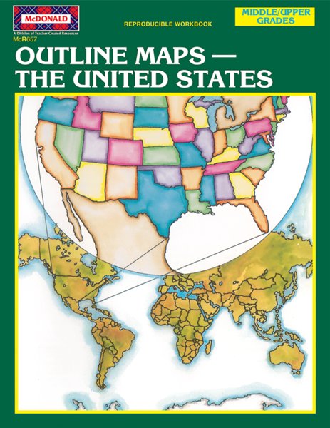 Outline Maps: The United States Reproducible Workbook