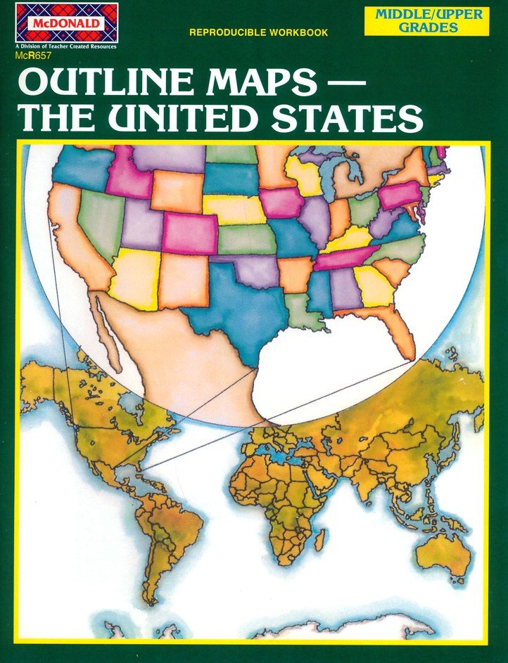 Outline Maps: The United States Reproducible Workbook