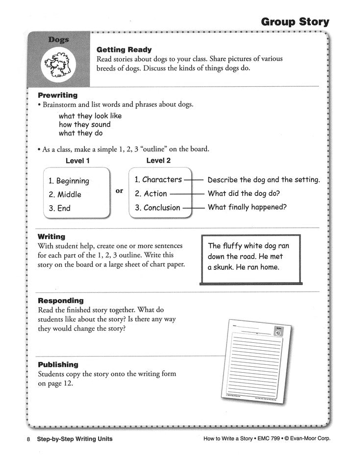 How to Write a Story, Grades 1-3