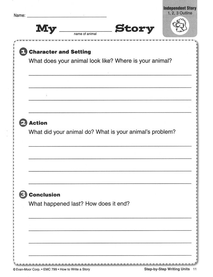 How to Write a Story, Grades 1-3