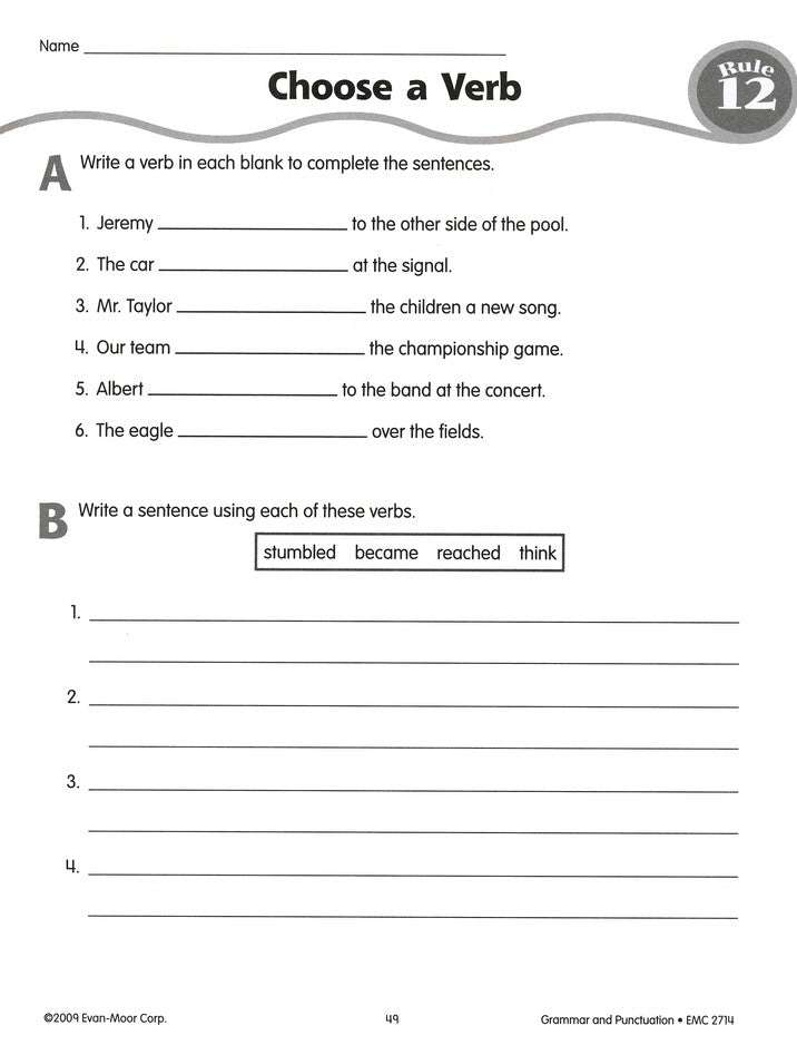 Grammar & Punctuation Grade 4