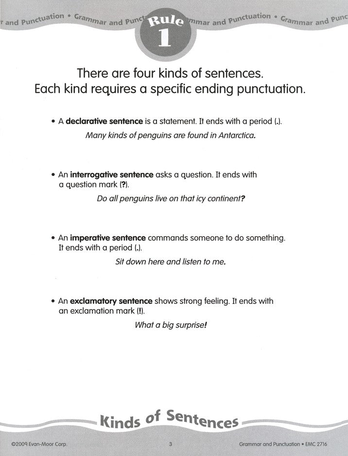 Grammar & Punctuation Grade 6