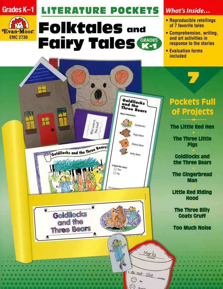 Literature Pockets: Folktales and Fairytales, Grades K-1