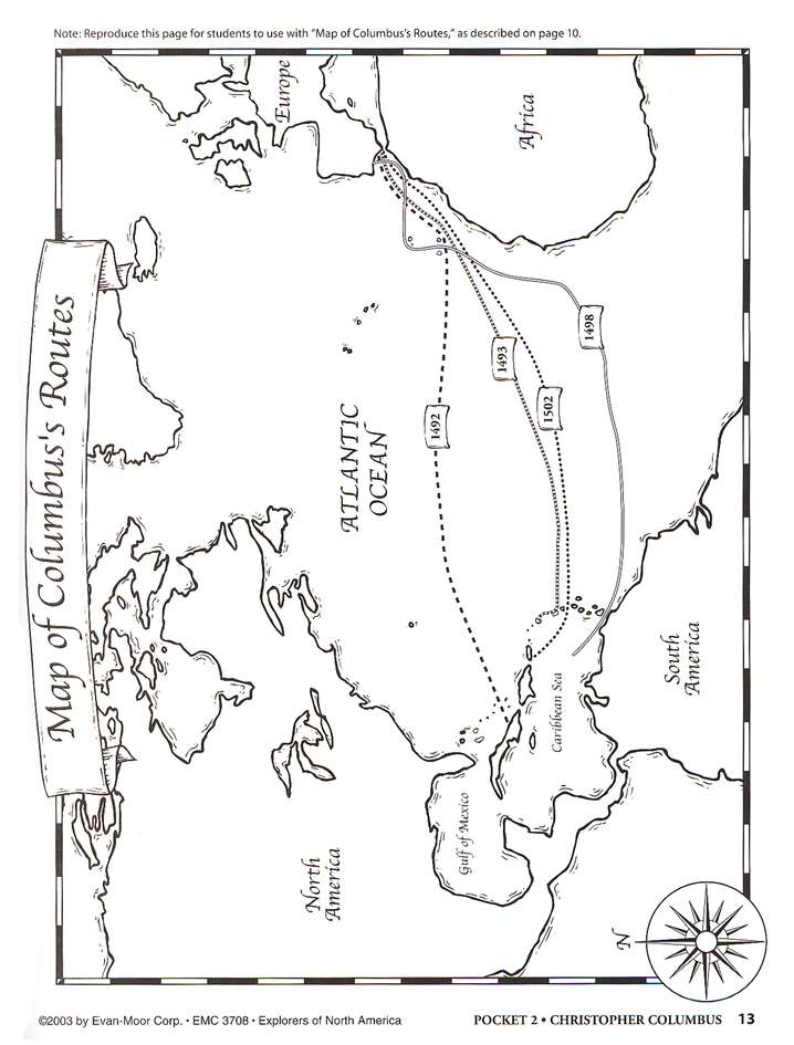 Explorers of North America, Grades 4-6