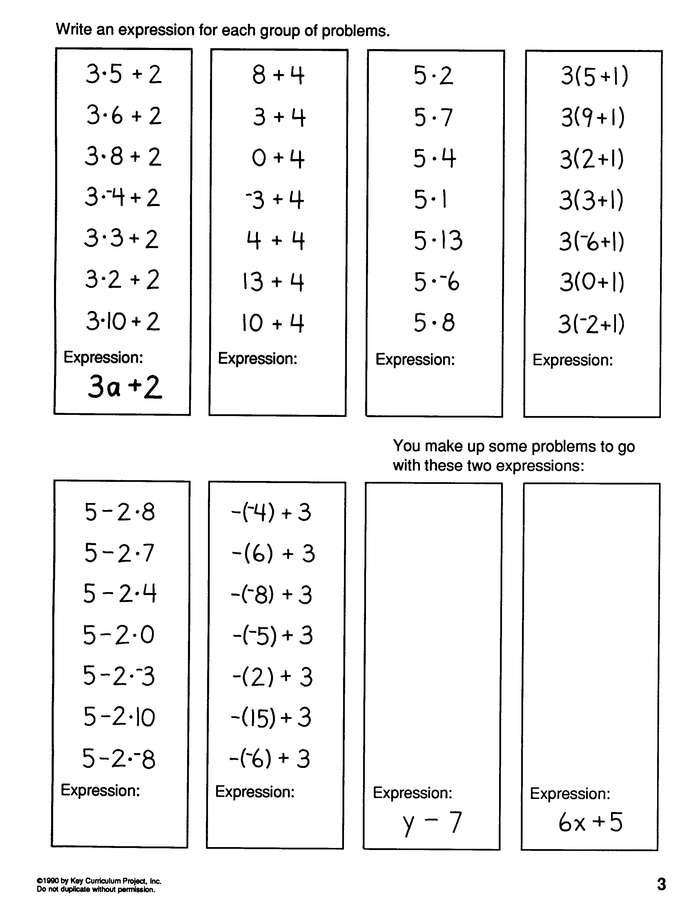 Key To Algebra, Book #2