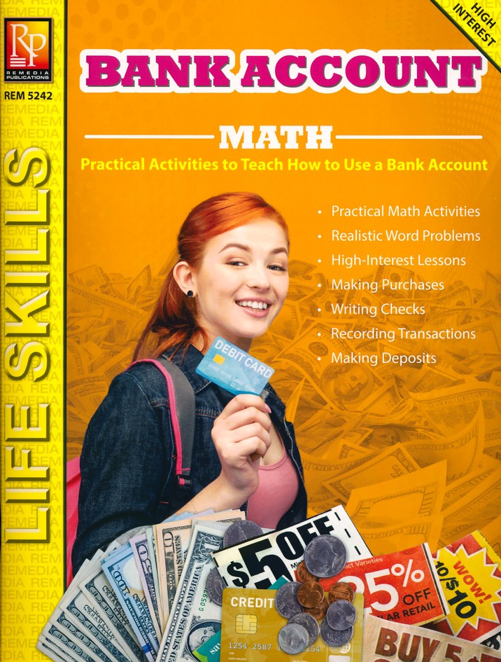 Bank Account Math (Grades 6 to 8)