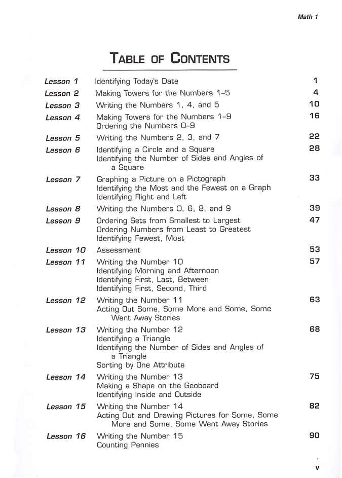 Saxon Math 1, Home Study Teacher's Edition