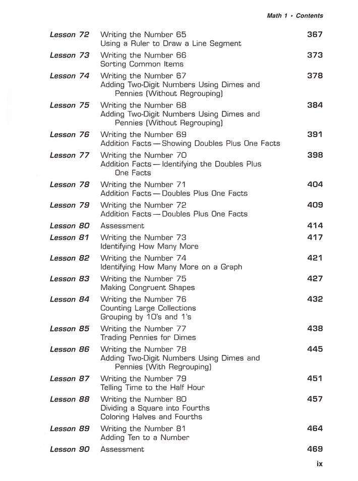 Saxon Math 1, Home Study Teacher's Edition