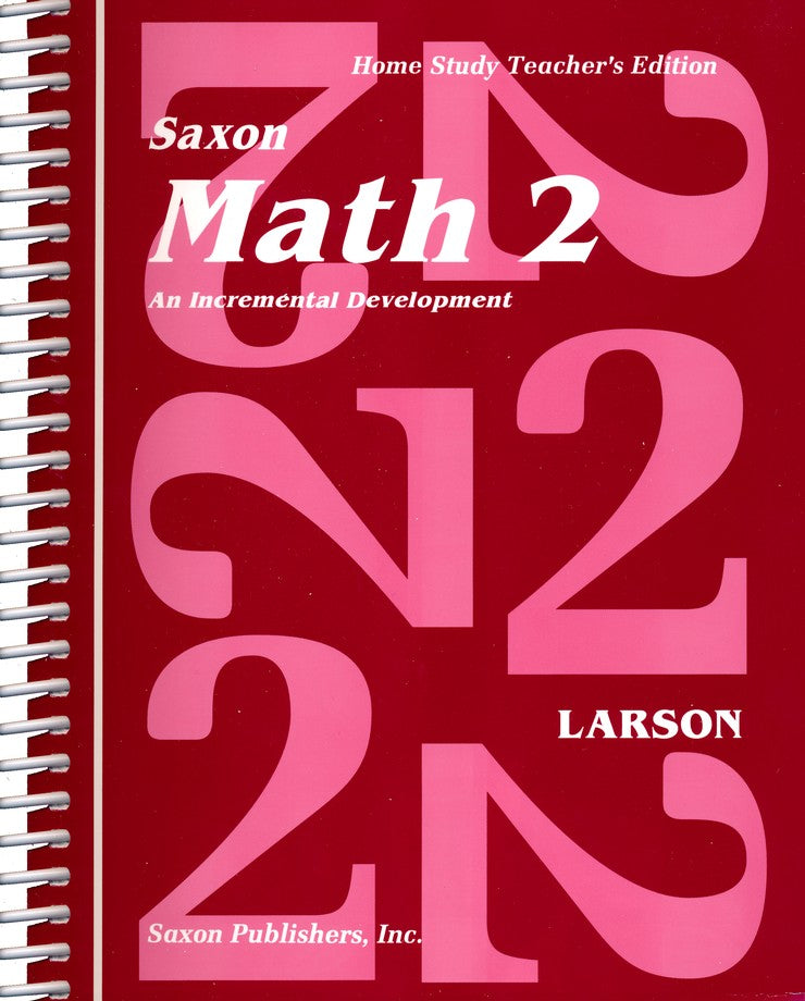 Saxon Math 2, Home Study Kit