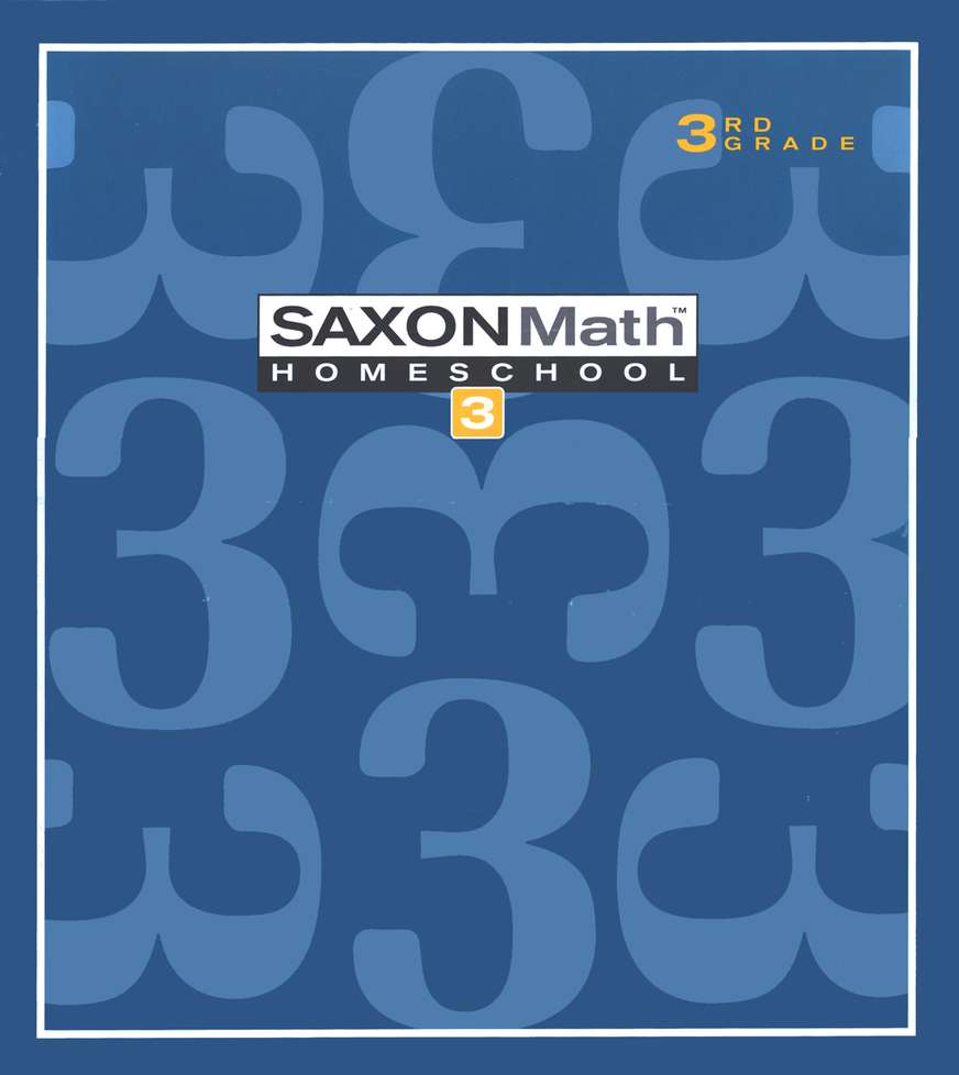 Saxon Math 3, Home Study Kit 1st Edition