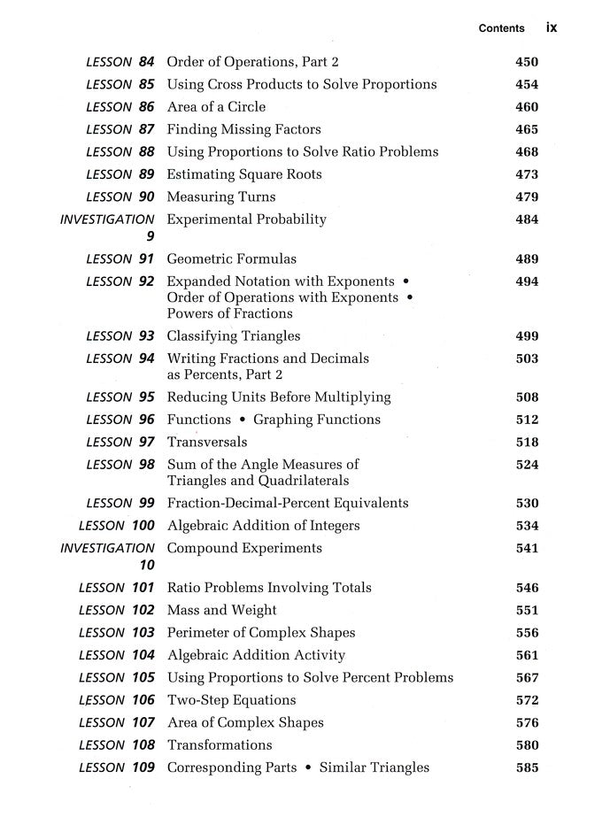 Saxon Math 7/6 Home Study Kit, 4th Edition