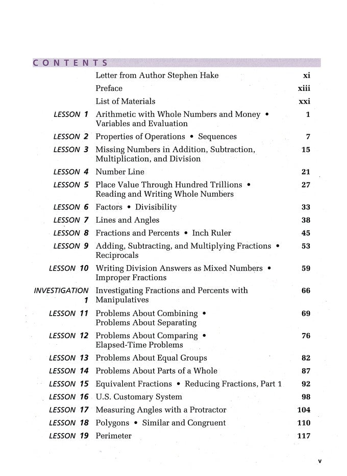 Saxon Math 8/7, 3rd Edition, Home Study Kit