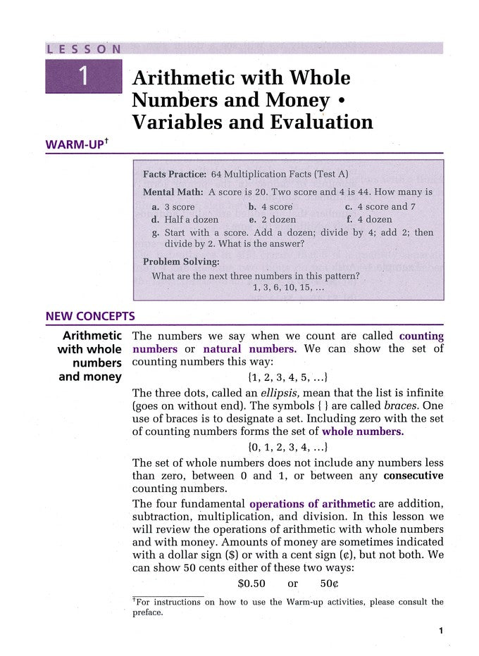 Saxon Math 8/7, 3rd Edition, Home Study Kit