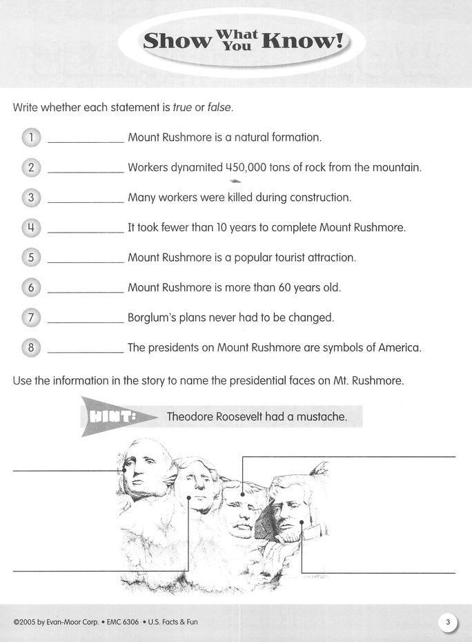 U.S. Facts & Fun, Grades 4-6