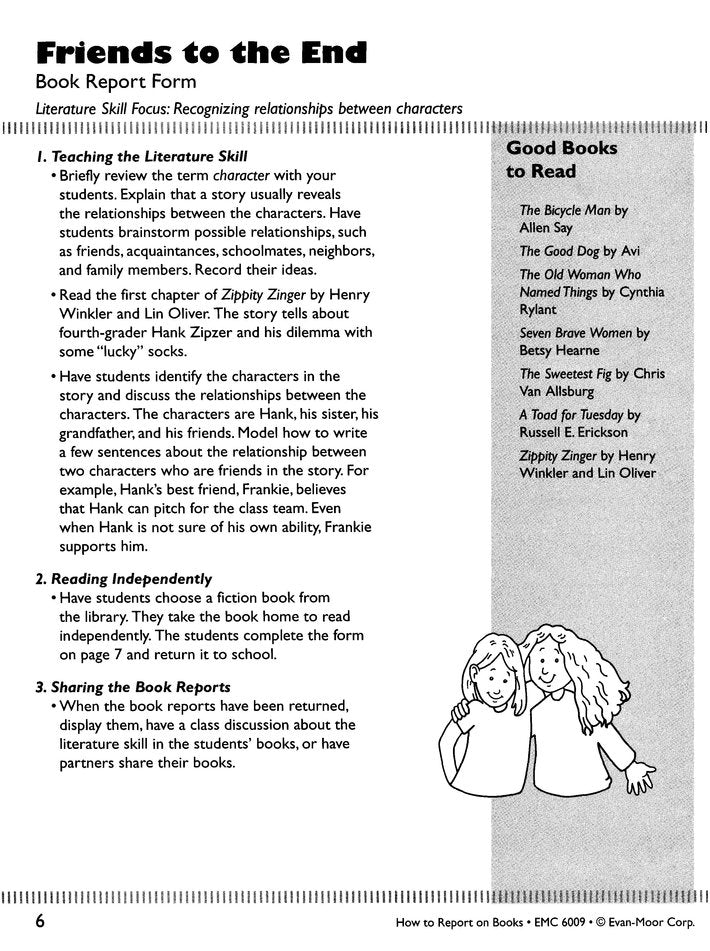 How to Report on Books, Grades 3-4