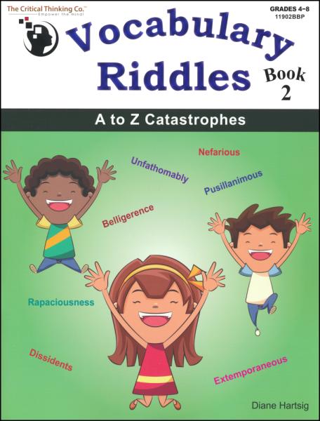 Vocabulary Riddles, Book 2: A to Z Catastrophes (Grades 4-8)