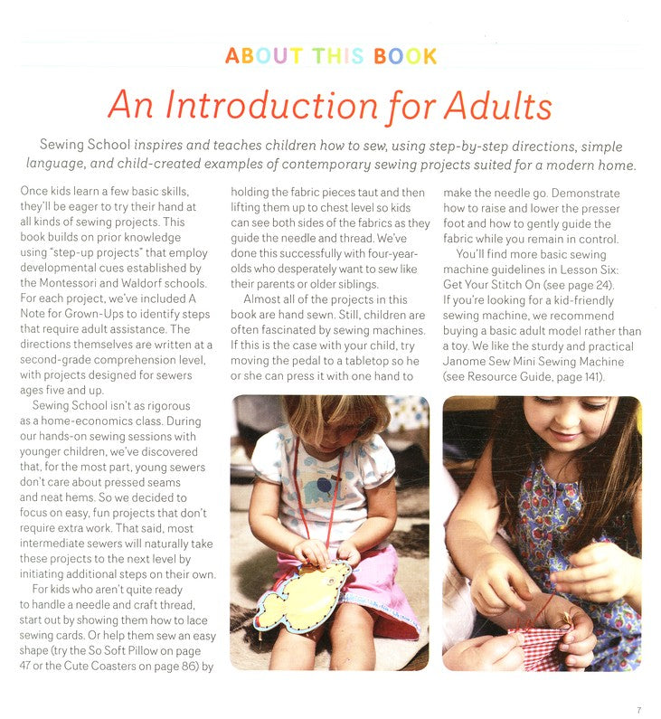 Sewing School: Hand-Sewing Projects  Kids Will Love to Make