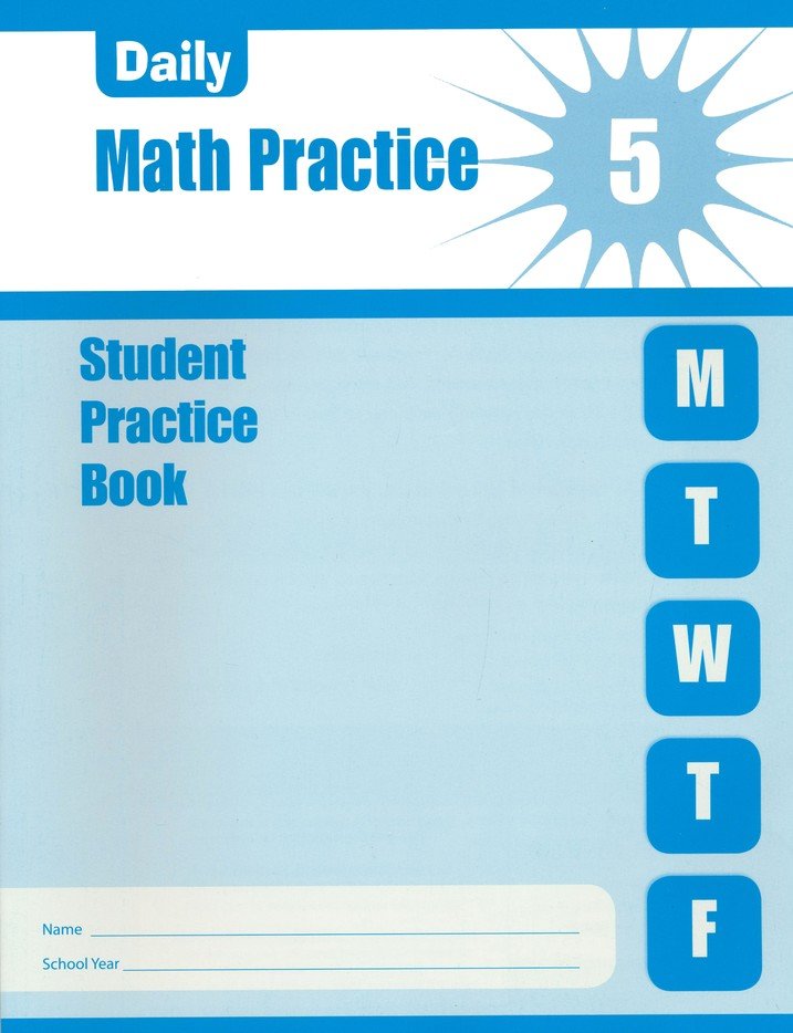 Daily Math Practice, Grade 5 Student Workbook