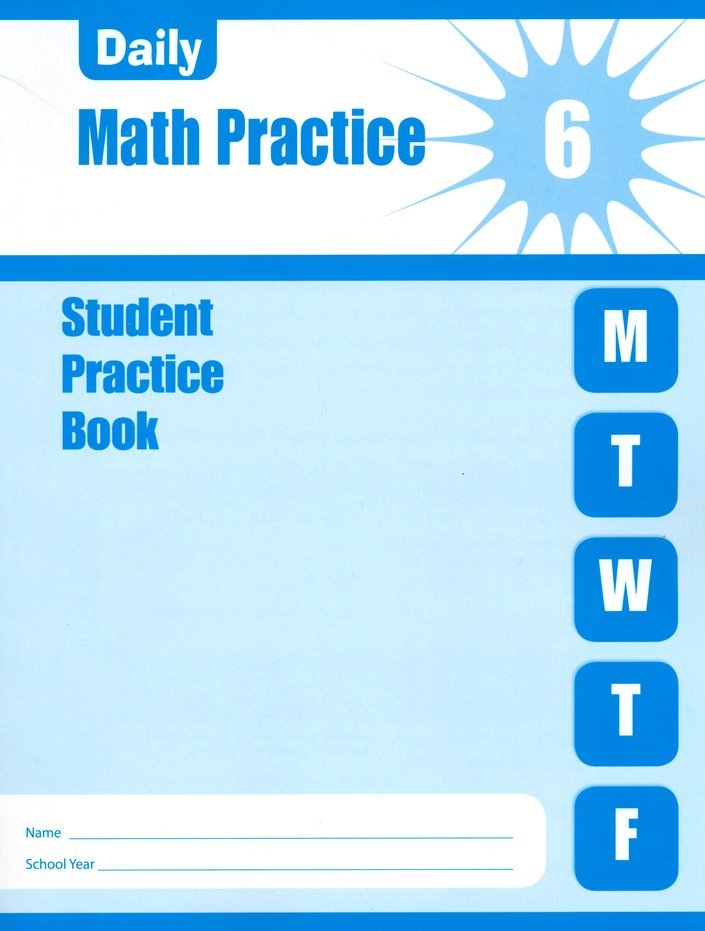 Daily Math Practice, Grade 6 Student Workbook