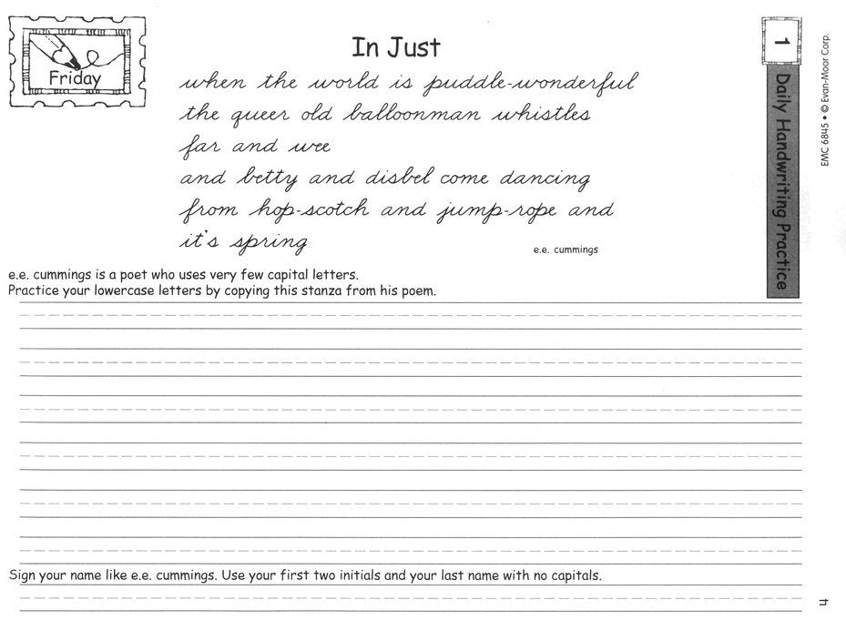 Daily Handwriting Practice: Traditional Cursive Student Workbook