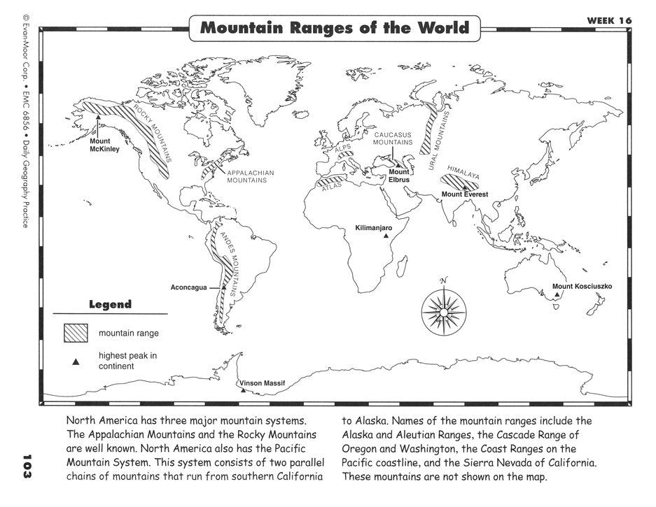 Daily Geography Practice, Grade 6 Student Workbook