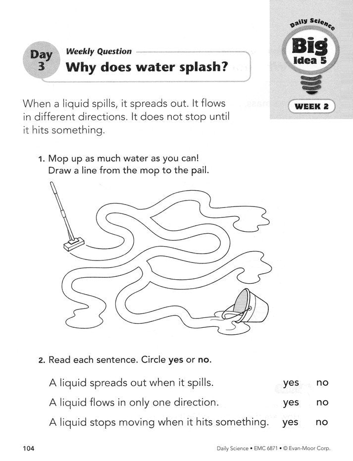 Daily Science, Grade 1 Student Workbook