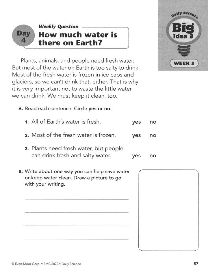 Daily Science, Grade 2 Student Workbook