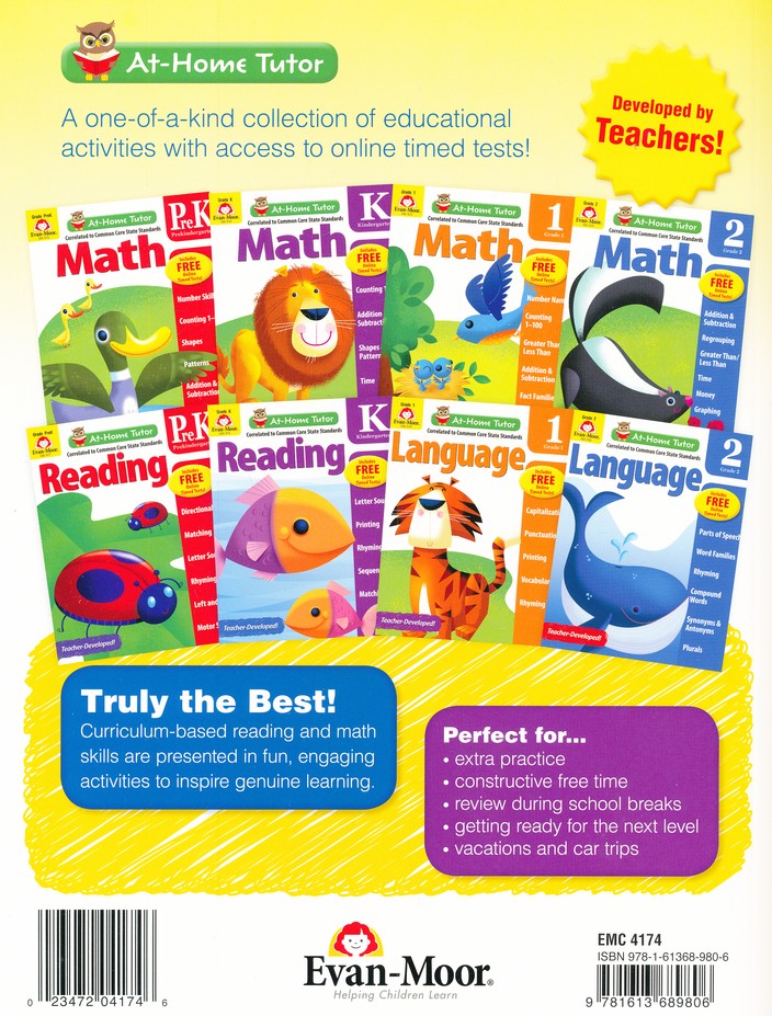 At-Home Tutor: Math, Grade K